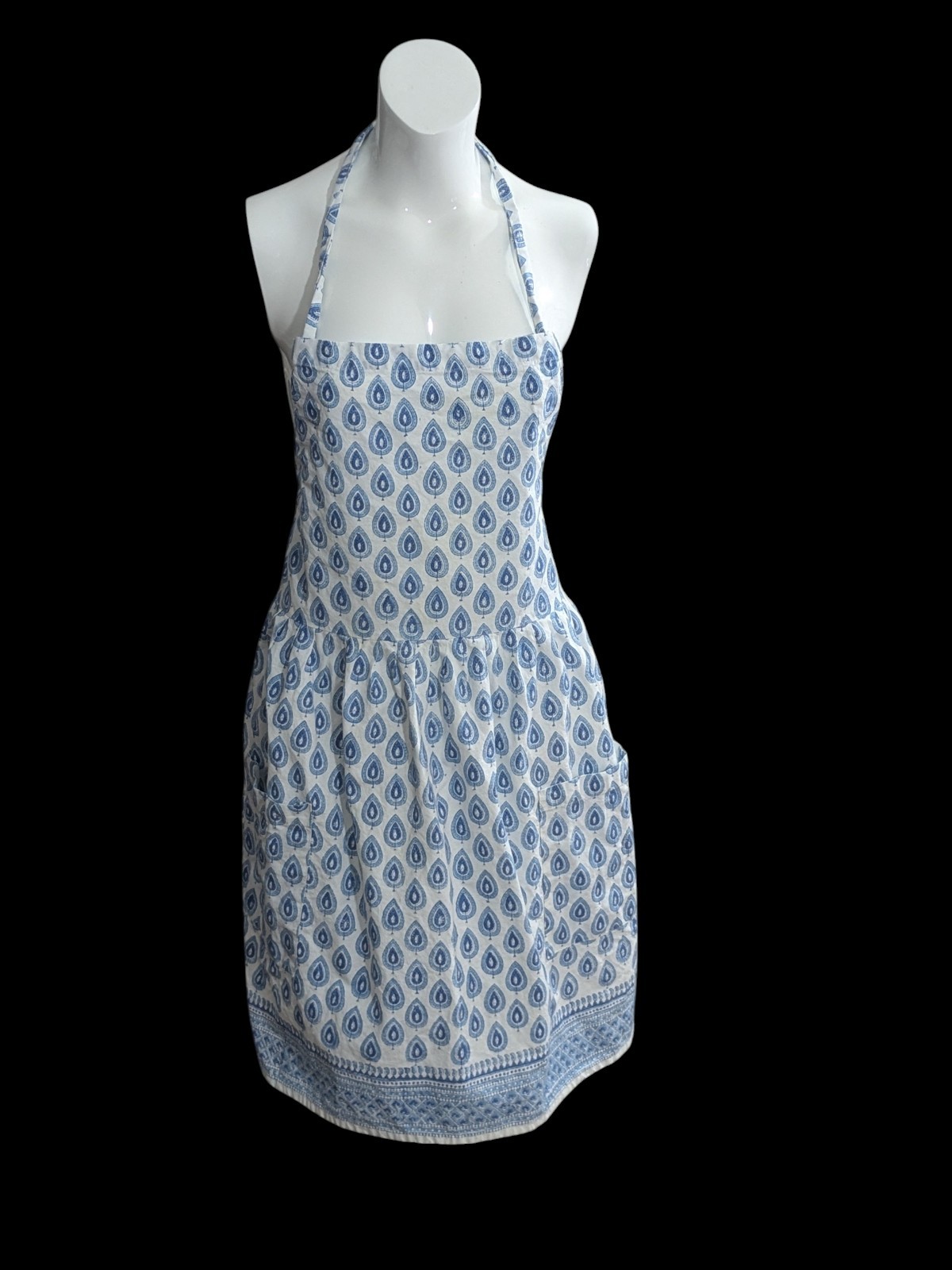 Pomegranate 100% Cotton Apron One Size Buti Print Kitchen Accessory Cook gallery