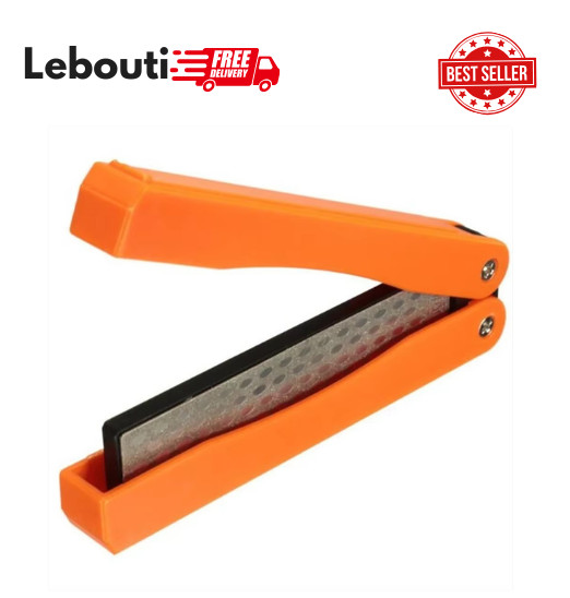 Portable Double-sided Fold Pocket Sharpener Diamond Knife Sharpening Stone Tool gallery