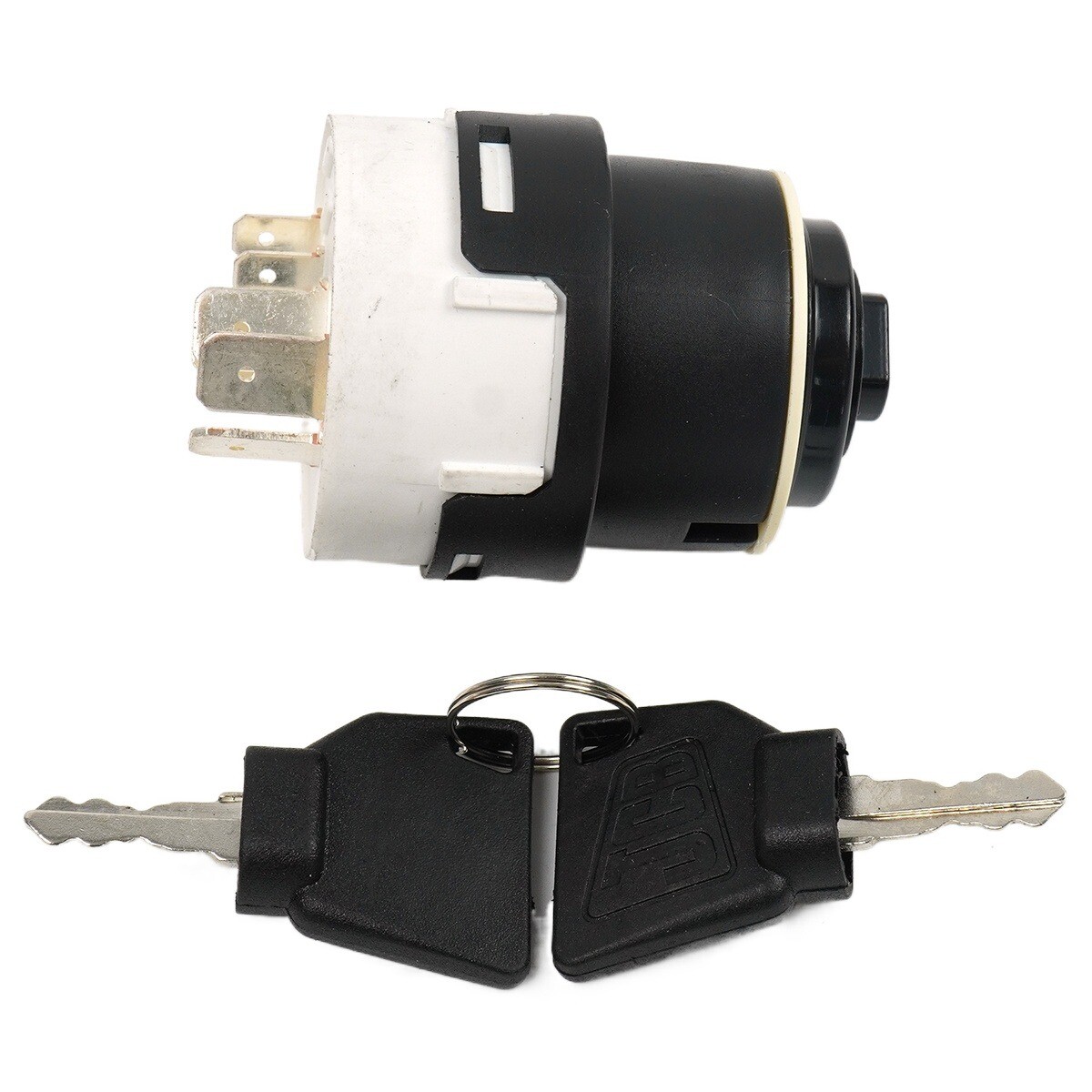 Ignition Switch w/2 Keys 85804674 For New Holland LB75 LB115 675E 555E 575E B115 gallery