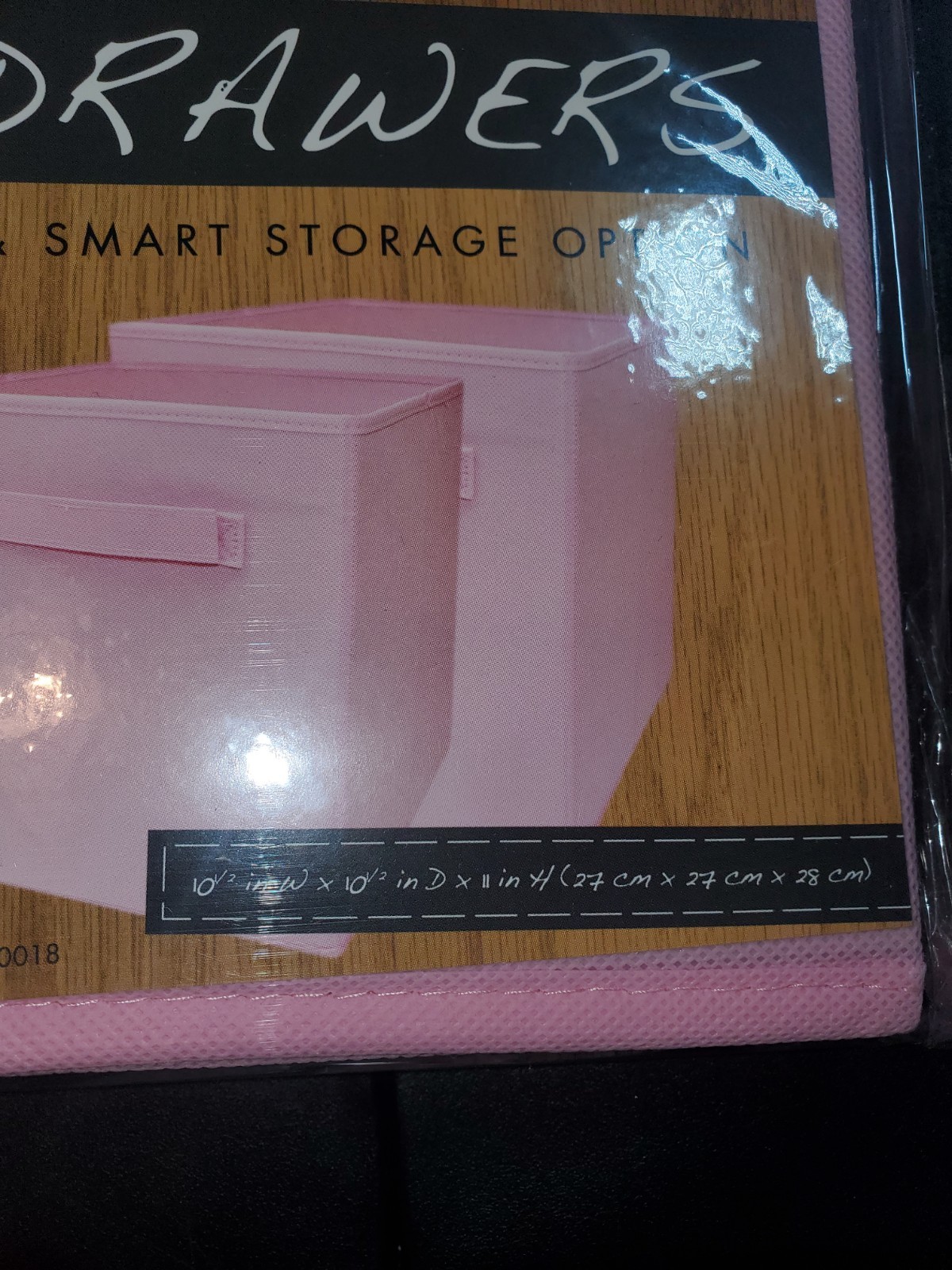 6 Collapsible Fabric Drawers Storage Cubes Organizer Pink gallery
