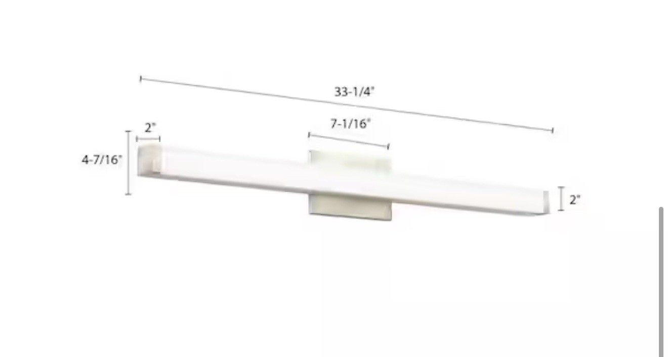 Lithonia Lighting FMVCALS 36IN MVOLT 30K35K40K 90CRI BN M4 Vanity, 36 in, Color gallery