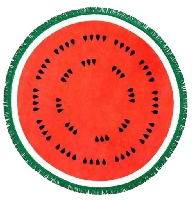 New Giant Circle Bando Watermelon Beach Towel 60in gallery