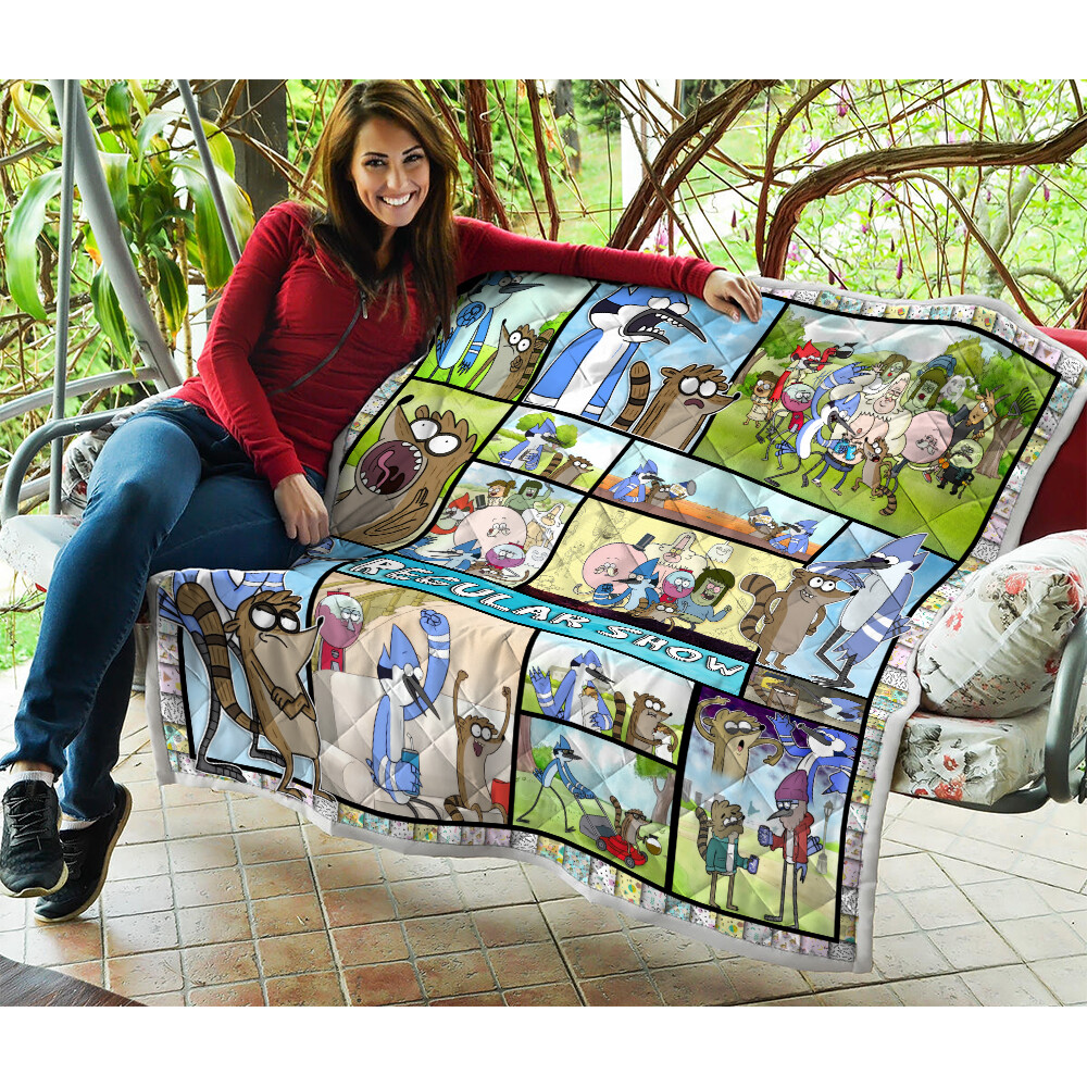 Regular Show Quilt, Regular Show TV Series Quilt Blanket Soft and Cozy Luxury gallery