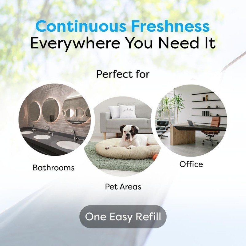3 Wizard Automatic Spray Refills 5oz Freshly Folded Linen Air Freshener Refill gallery