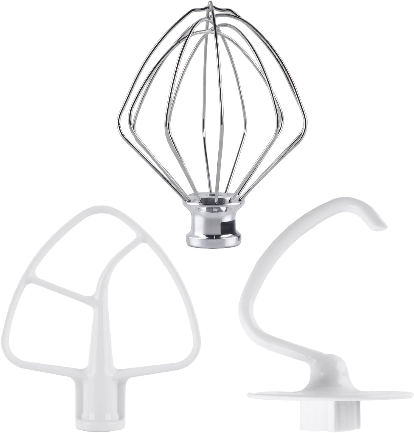 3-Piece Kit Attachments for Kitchenaid Tilt-Head Stand Mixer, Accessories Stainl gallery