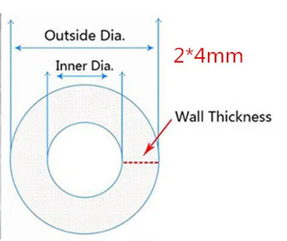 10Meters Transparent Food Grade Silicone Tube 2 4 6 8 10 12 16 20Mm Flexible Gar gallery