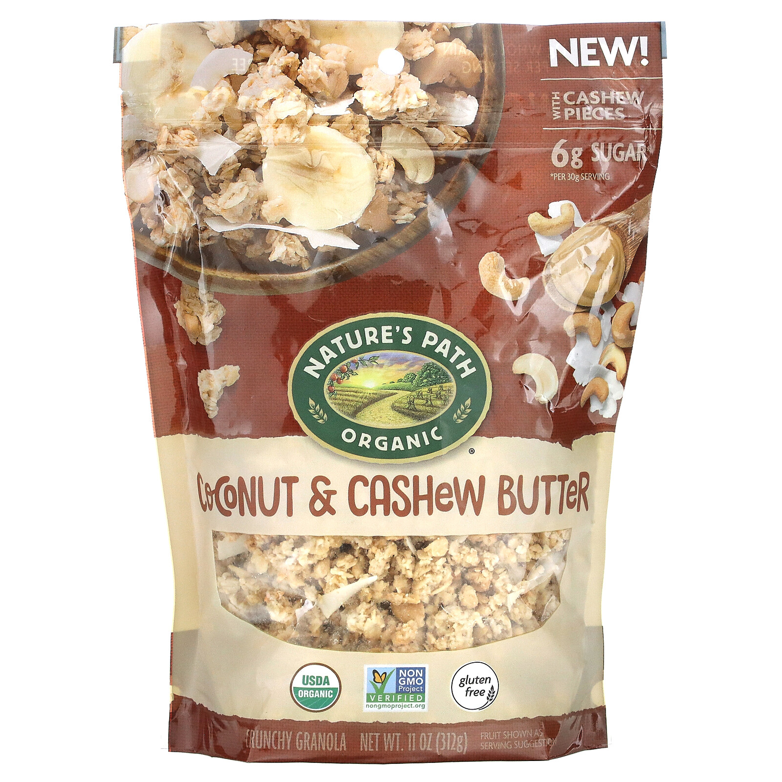 Crunchy Granola, Coconut & Cashew Butter, 11 oz (312 g) gallery