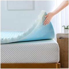 CertiPUR-US Certified Cooling Memory Foam Topper – Queen