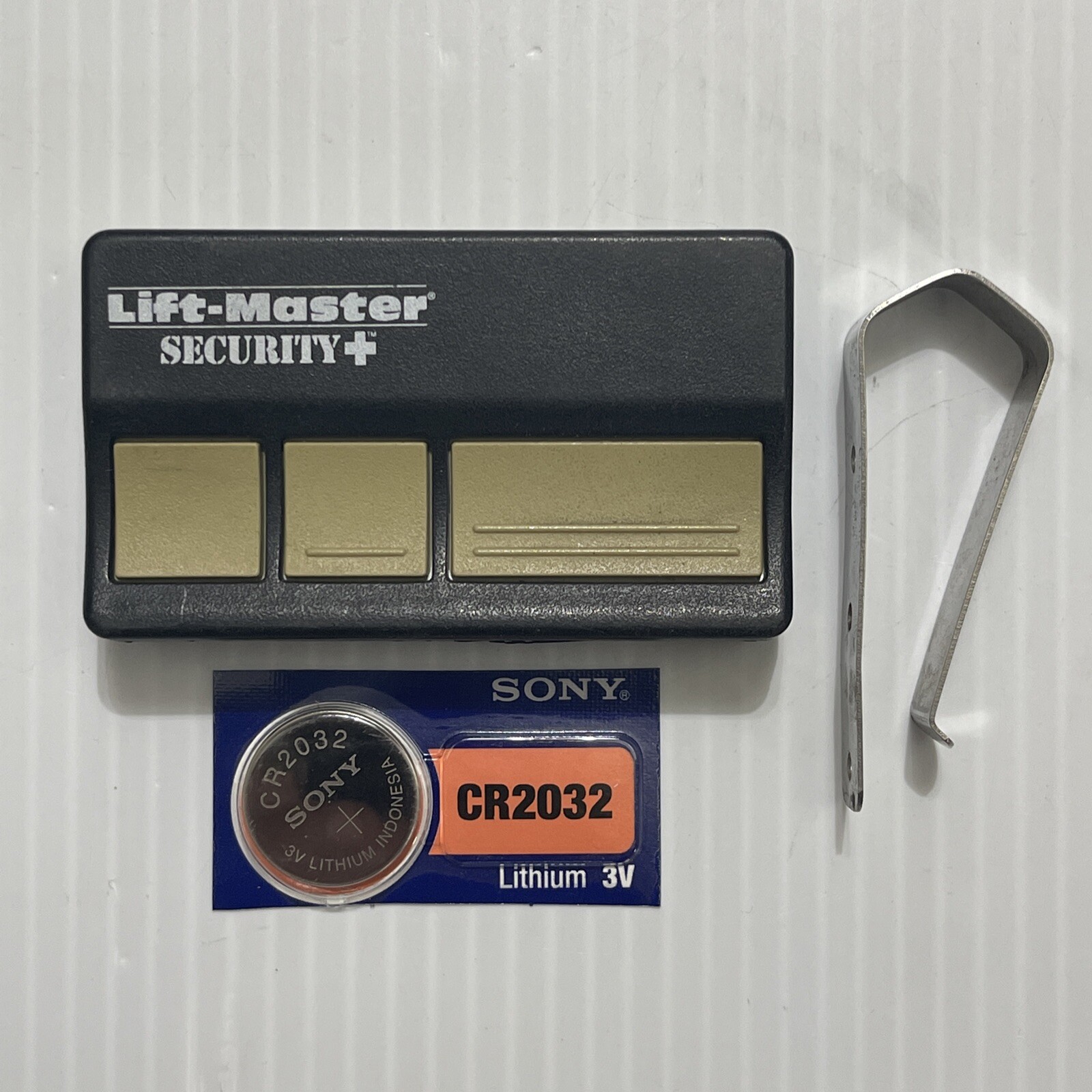 Genuine OEM Chamberlain Liftmaster 973LM 3 Button Remote w/Clip HWB1241 gallery