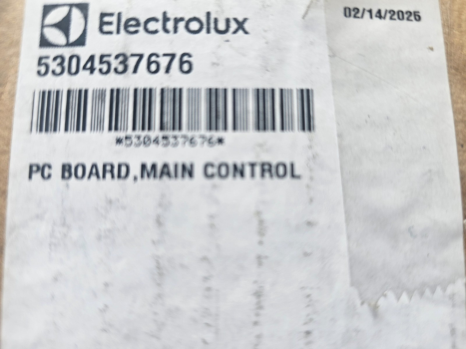 BRAND NEW!! Electrolux Dishwasher Control Board Part# 5304537676 gallery