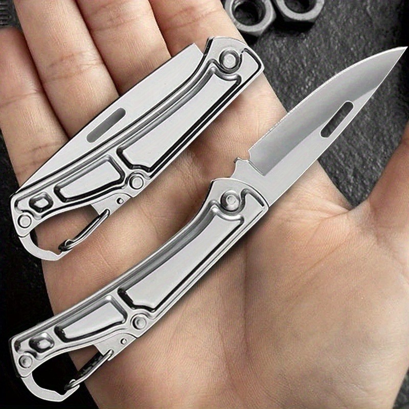 50PCS Stainless Steel Folding Knife Multi-function Pocket Knife for Outdoor Use gallery