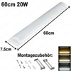LED Batten Slimline Tube Light 2FT 3FT 4FT Wall/Ceiling WorkShop Fixtures 6000k gallery