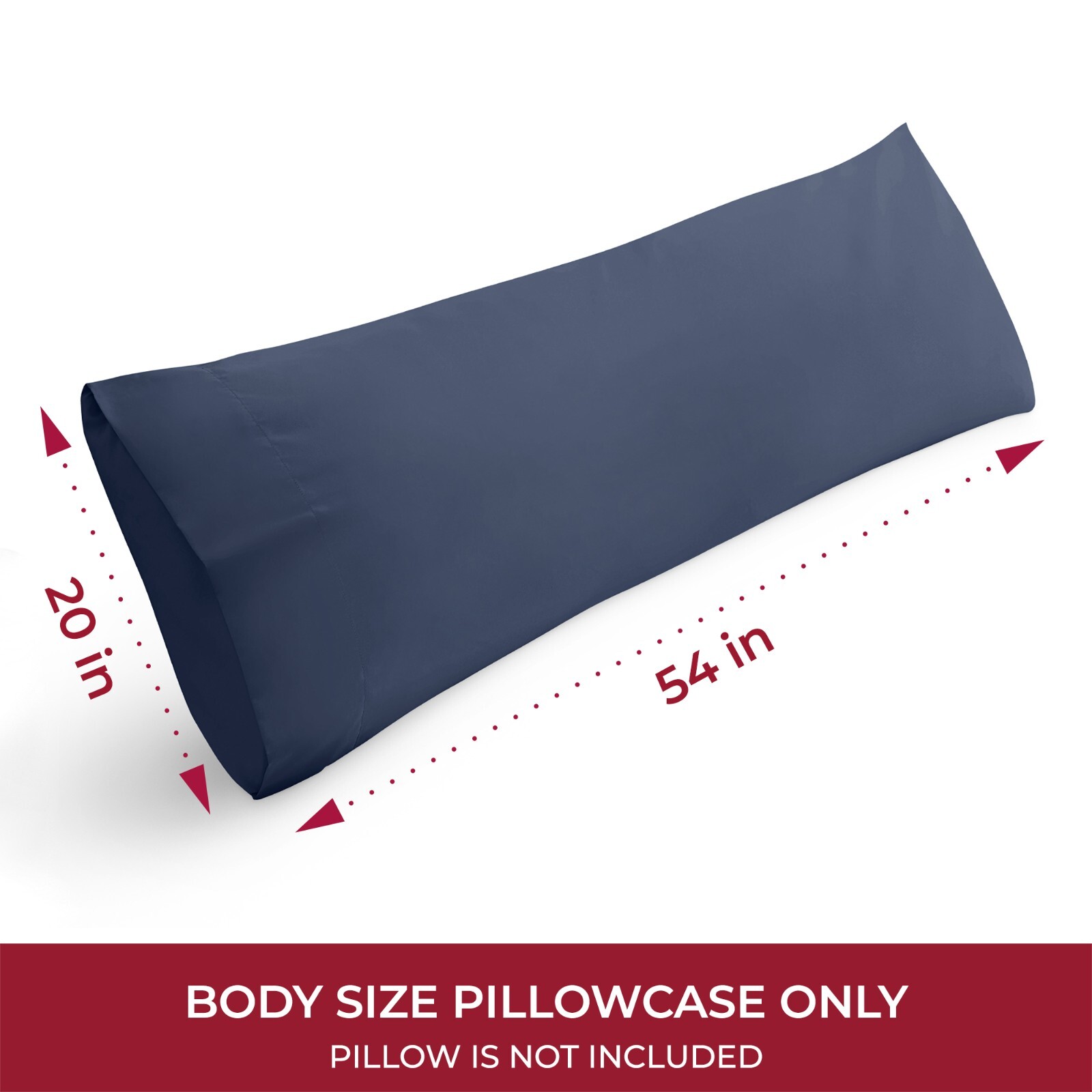 Mellanni Body Pillow Case, Soft Cooling Microfiber Pillow Cover, 20" x 54" gallery