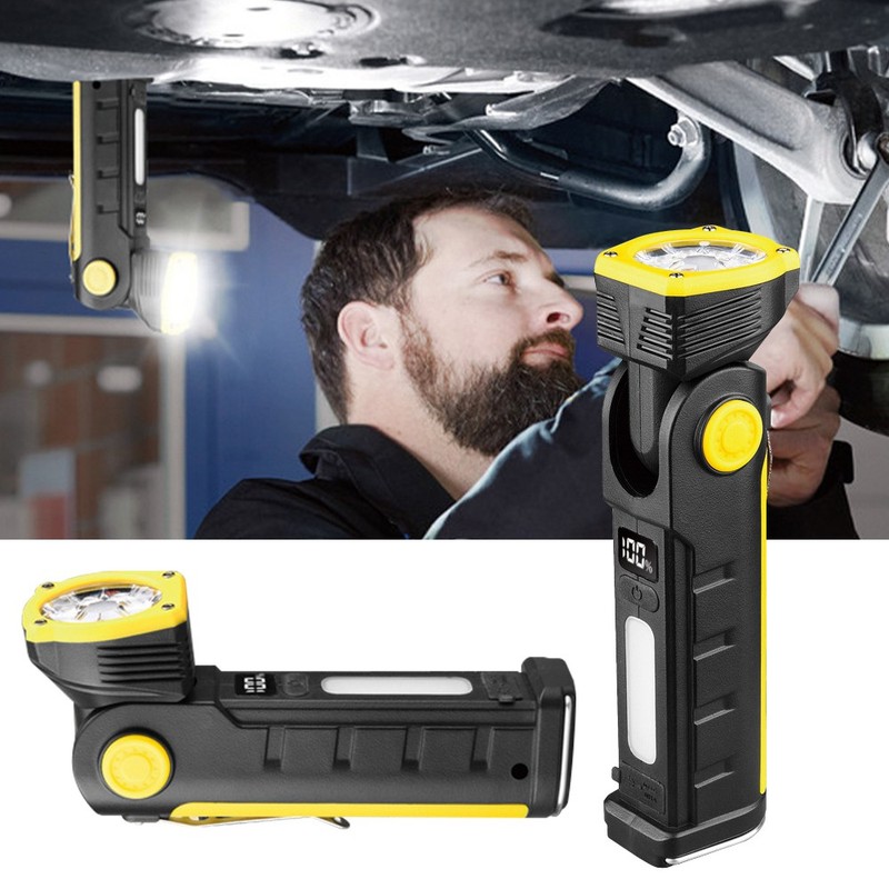 Rechargeable LED Work Light Mechanic Flashlight Lamp Magnetic Base Super Bright gallery