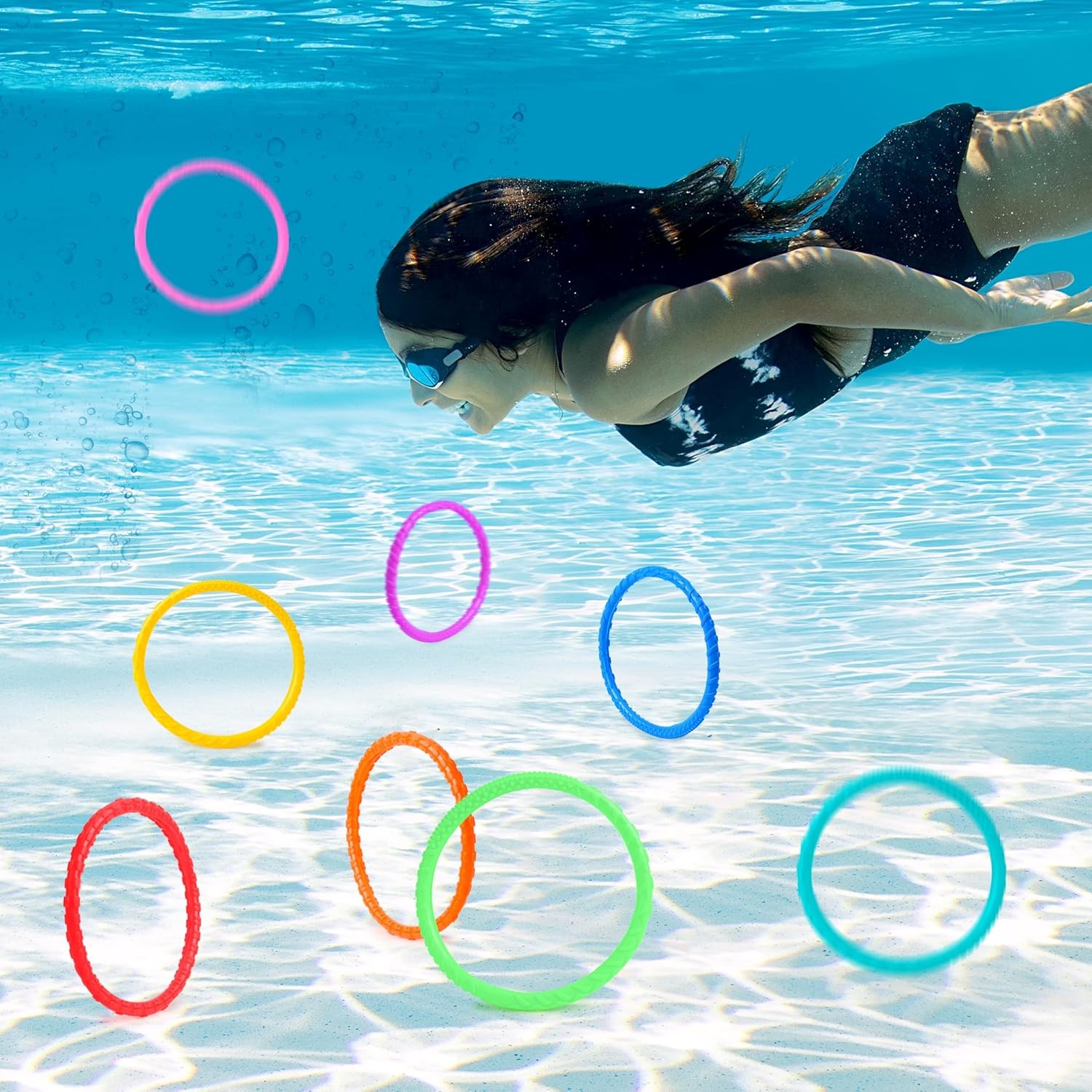Swimming Training Diving Circle Summer Water Game Gift gallery