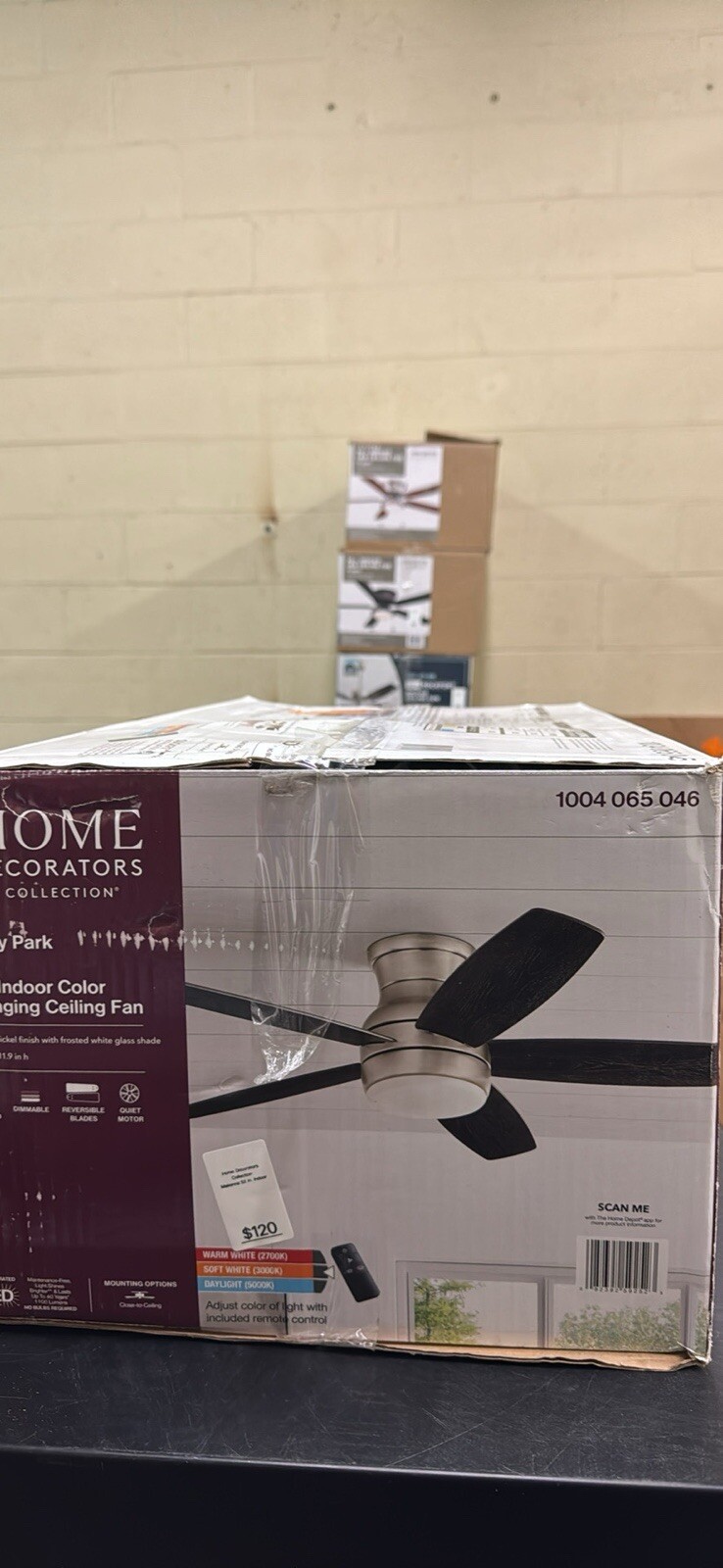 Home Decorators 59252 Ceiling Fan with LED Light and Remote Control gallery