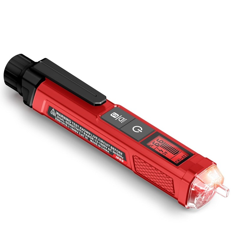 Electrical Tester Non-Contact Voltage Tester AC 12-1000V Dual Range Live/Null gallery