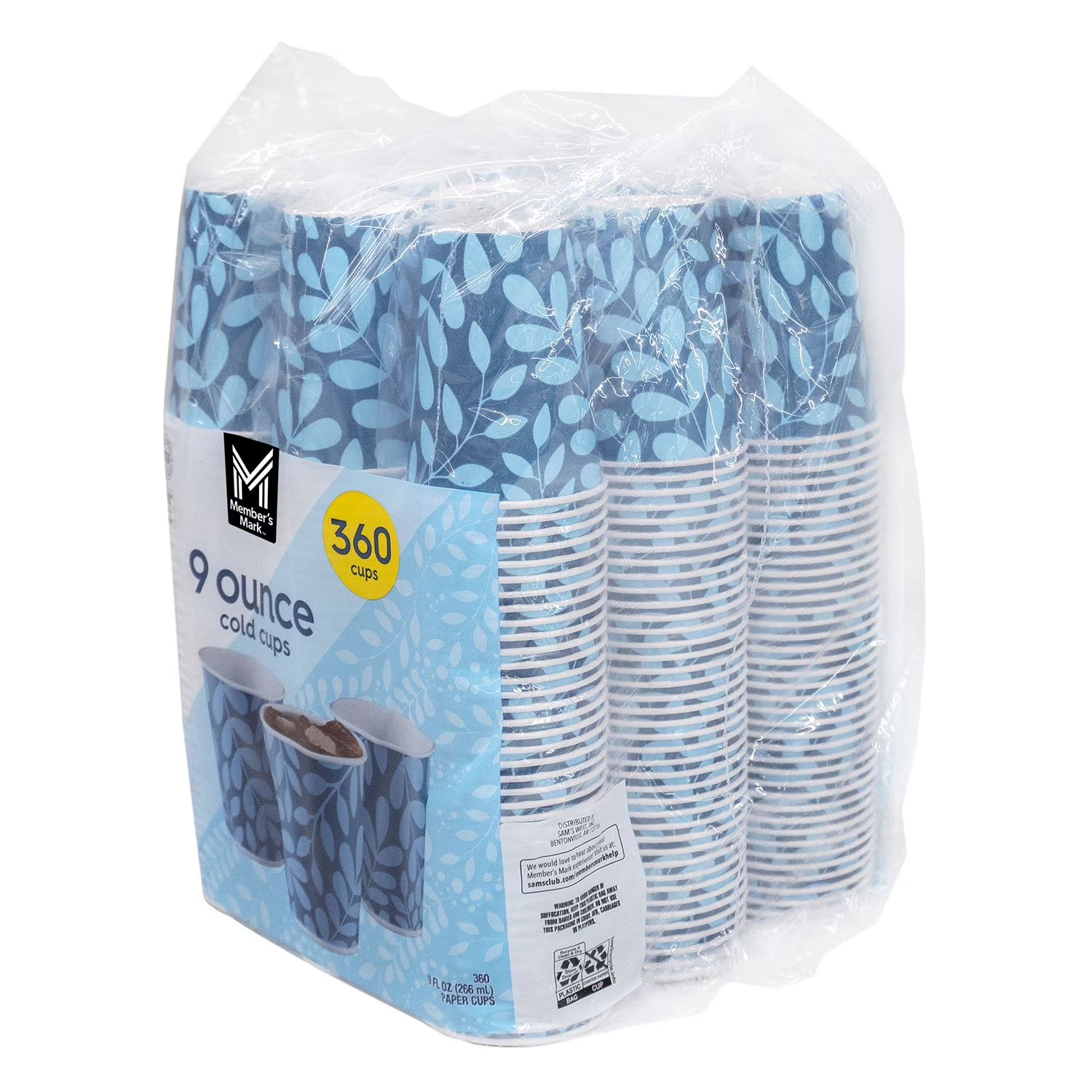 Member's Mark Printed Paper Bath Cold Cup (9 oz., 360 ct.) gallery