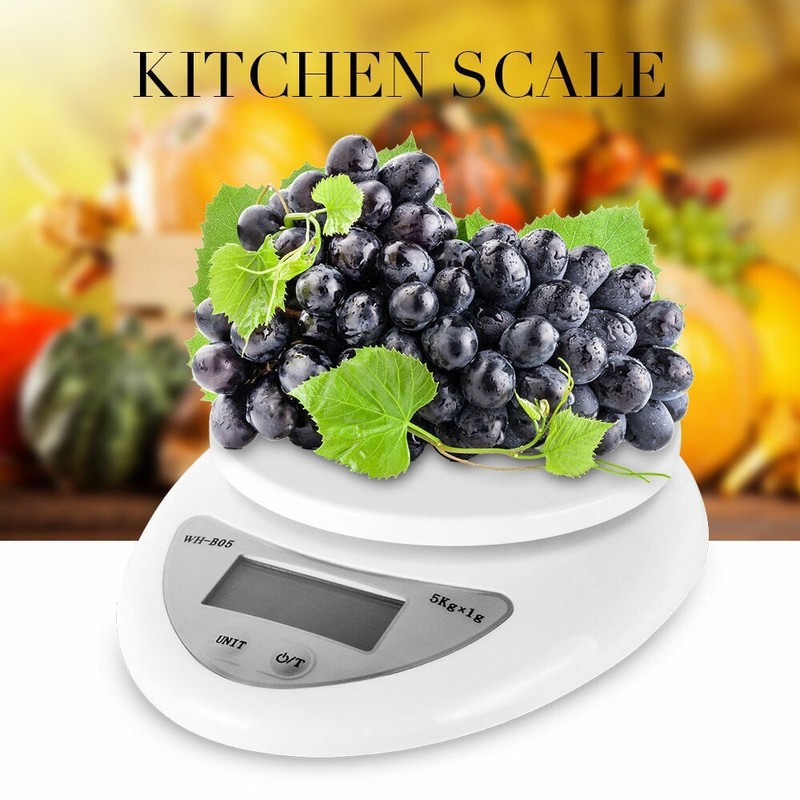 LCD Digital Kitchen Scale 11LBS Electronic Weight Diet Food Balance gallery