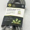 (AS SEEN) GoGreen Power GG-27106 6’ 3-Wire Dryer Cord, 30 Amps, 6 Ft gallery