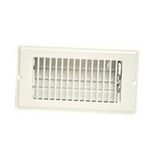 62069P 4-Inch x 8-Inch Floor Register, 4 in x 8 in x 1-5/16 in (5-Pack) White gallery