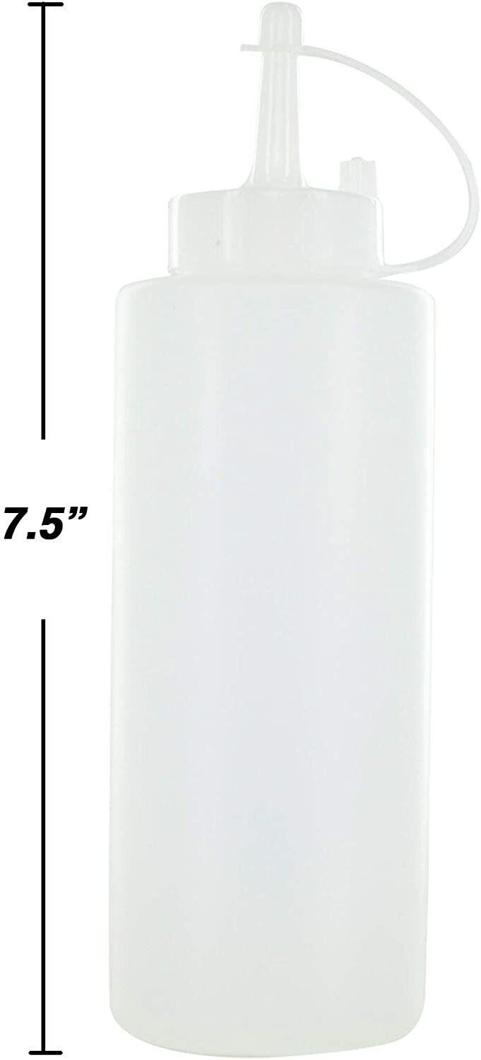 Plastic Squeeze Bottles With Caps, Ketchup Mayonnaise BBQ Sauce Condiments 3 pcs gallery