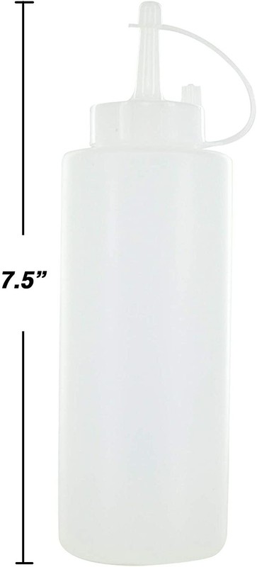 Plastic Squeeze Bottles With Caps, Ketchup Mayonnaise BBQ Sauce Condiments 3 pcs gallery
