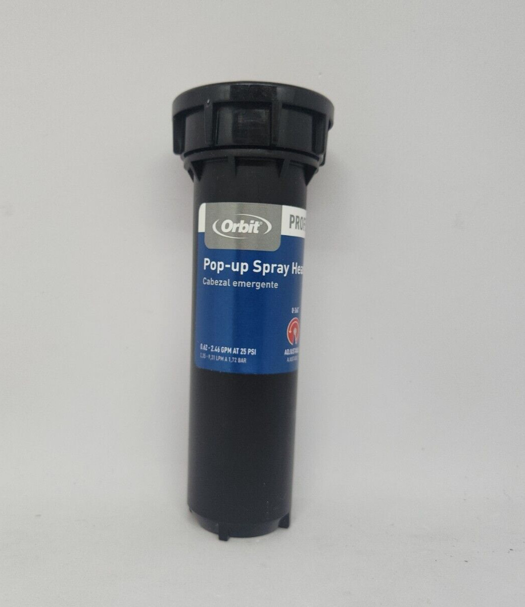 Orbit Professional 4" Adjustable 0-360 Deg Pop-Up Spray Head 54503 8' Lot of 4 gallery