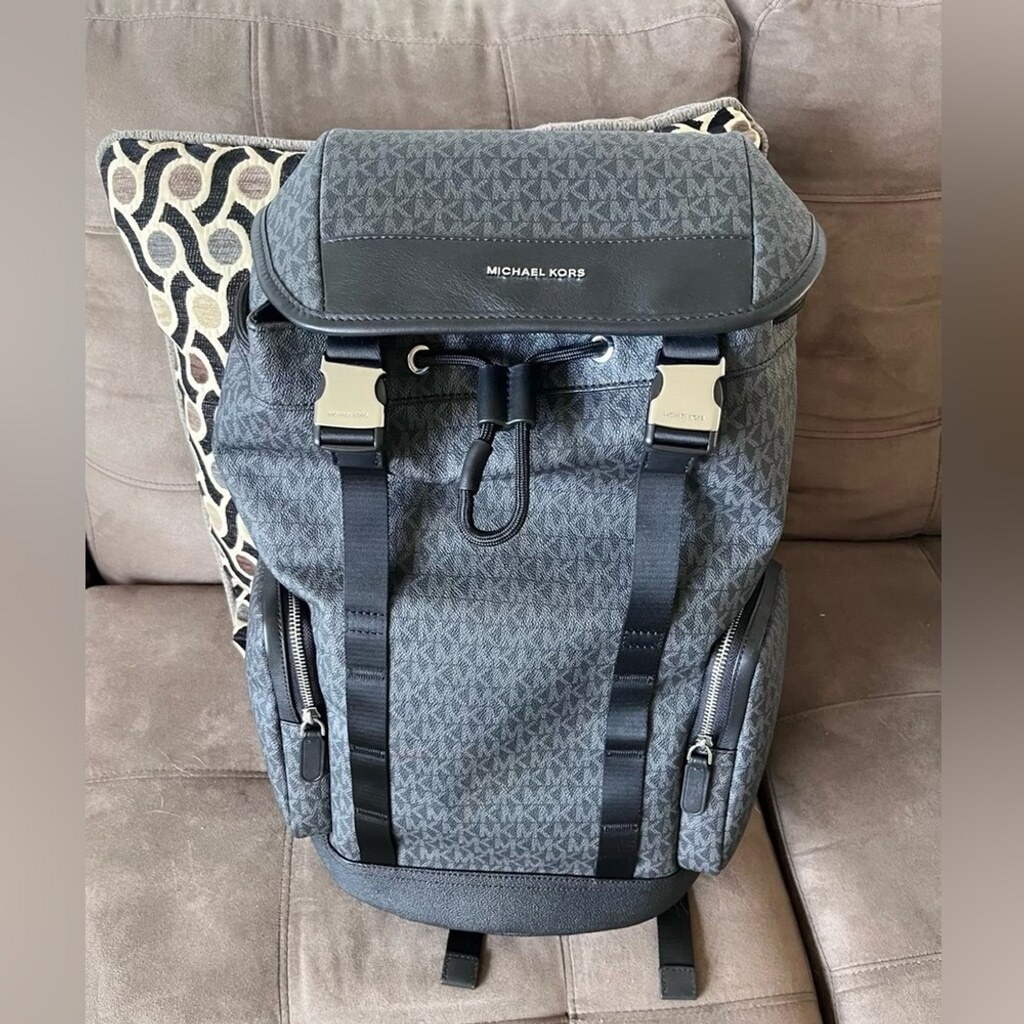 Men's Black Michael Kors Backpack 3