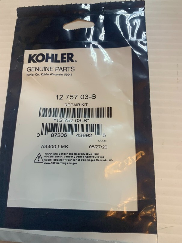 Kohler 12 757 03-S Repair Kit gallery