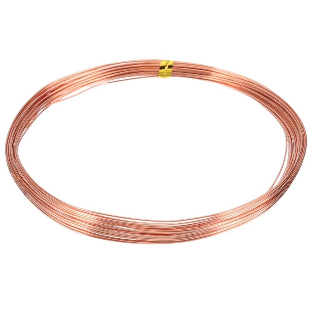 30Ft (9m) 22 Gauge (0.6mm) 99.9% Solid Bare Pure Copper Wire Soft