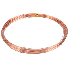 30Ft (9m) 22 Gauge (0.6mm) 99.9% Solid Bare Pure Copper Wire Soft