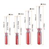 4pcs Magnetic Square Screwdriver 2mm 2.5mm 3mm 3.5mm Square Screw Driver, Red gallery