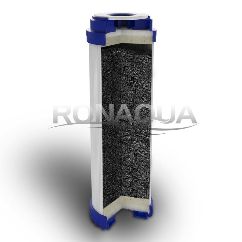 Granular Activated Carbon Filter 9.875 inch x 2.5 inch Set of 2 gallery
