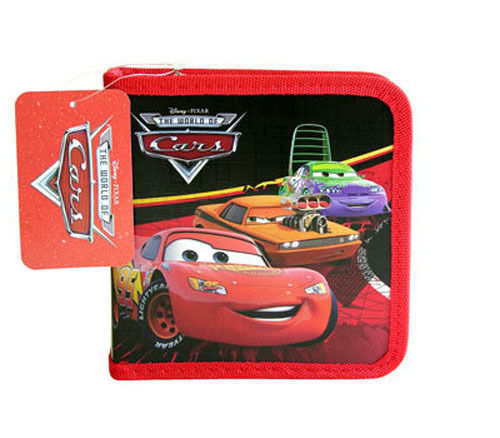 24 CD DVD Organizer Storage Case CARS McQueen & Friends Red NWT N gallery