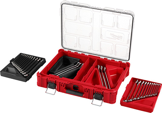Milwaukee 30pc Metric & SAE Wrench Set with PACKOUT Organizer | Model 48-22-9485 gallery