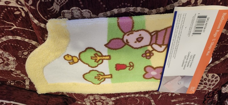 Winnie the Pooh & Piglet U-Shaped Cartoon Bathroom Mat gallery