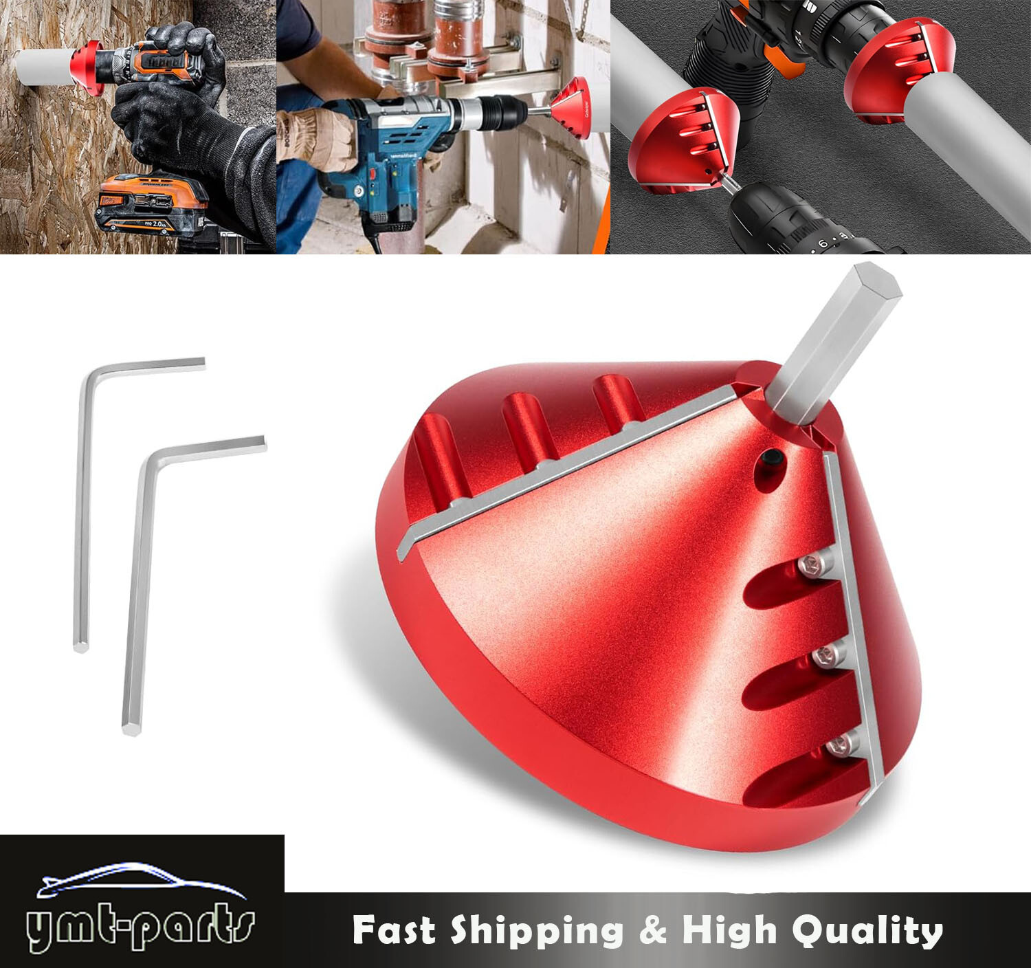 2 in 1 Inner-Outer PVC Pipe Deburring Tool Fit PVC, CPVC, ABS, PP and PE Pipes gallery