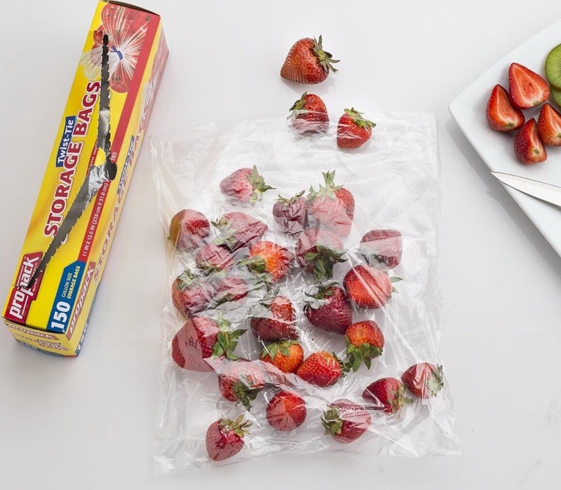 ProPack Disposable Plastic Storage Bags With Tie, 1 Gallon Size 600 Bags 4 Packs gallery