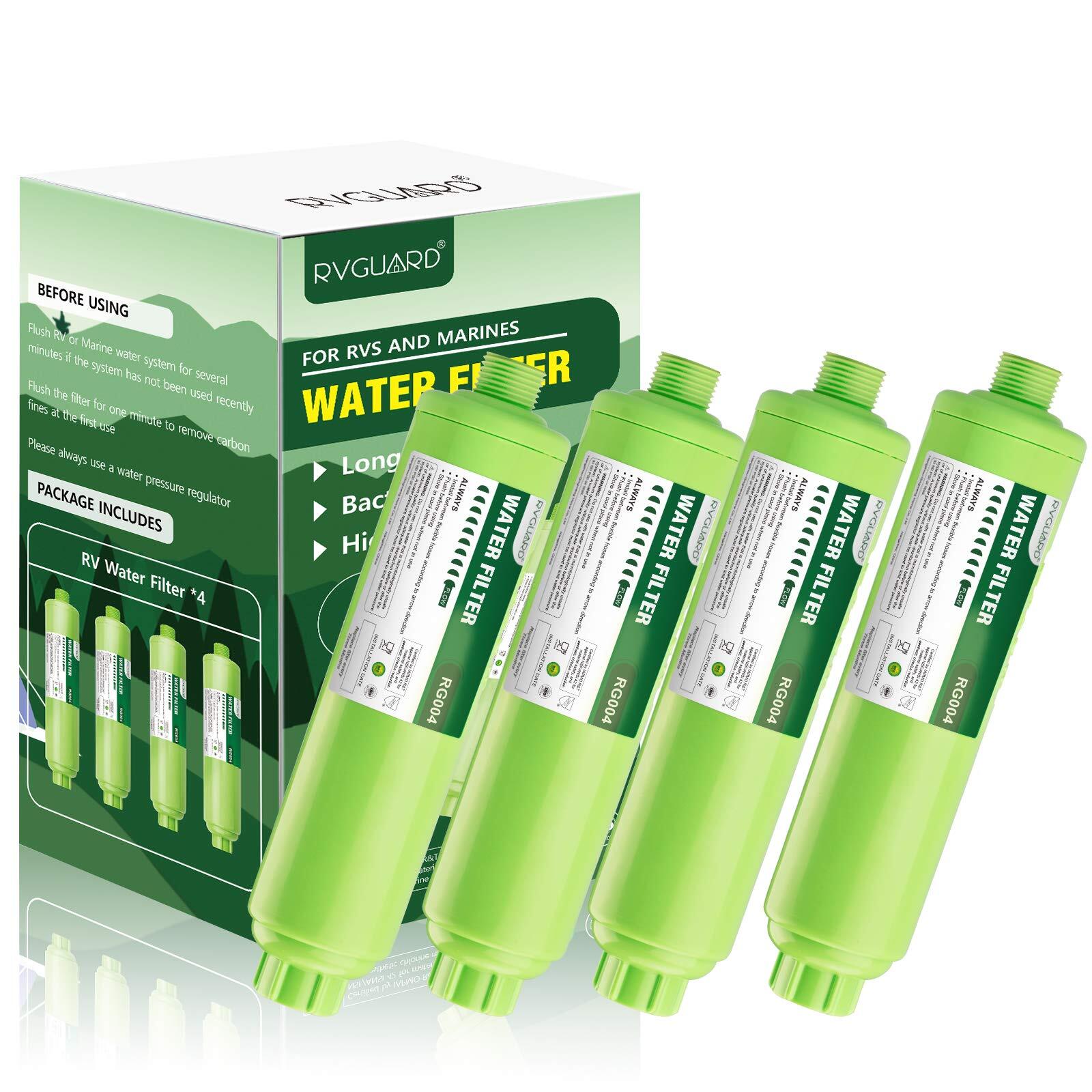 RV Water Filter 4 Pack - Reduces Bad Taste Odors Chlorine for RV & Marine gallery