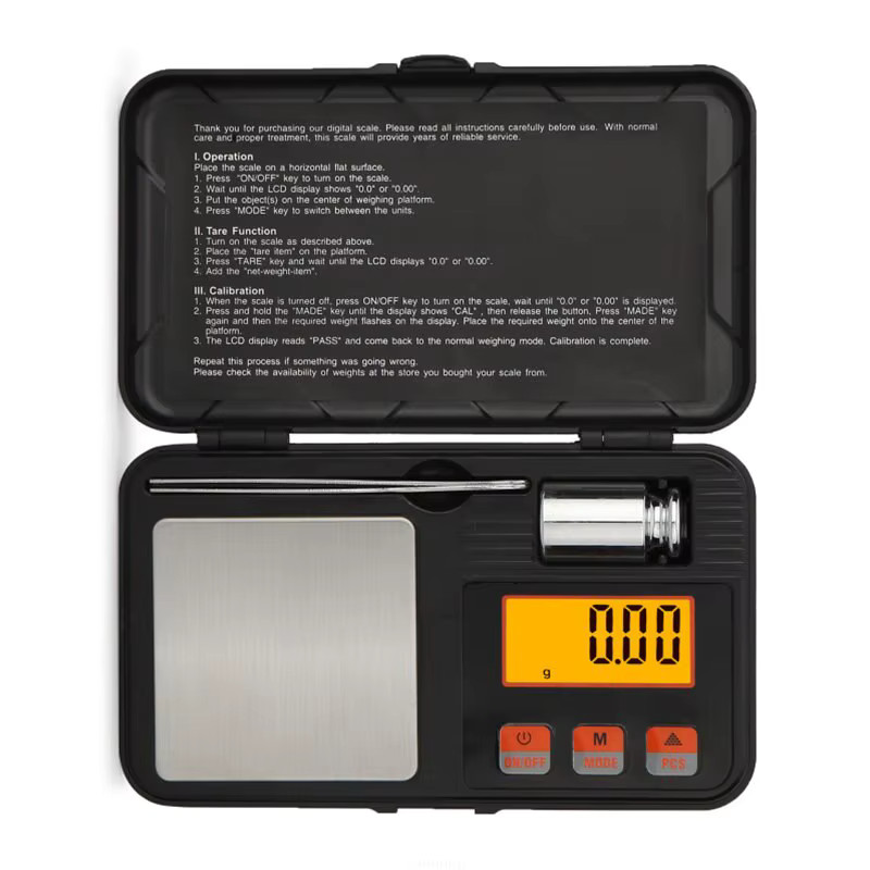 Digital Mini Pocket Scale – High Precision 200g/0.01g & 50g/0.001g gallery