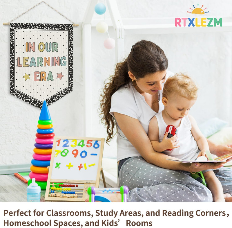 Reading Corner Decor, in Our Learning Era Wall Banner Pennants Flag, Reading Cor gallery