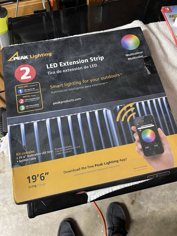 Peak Lighting LED Extension Strip – 19 ft 6 in – Open Box