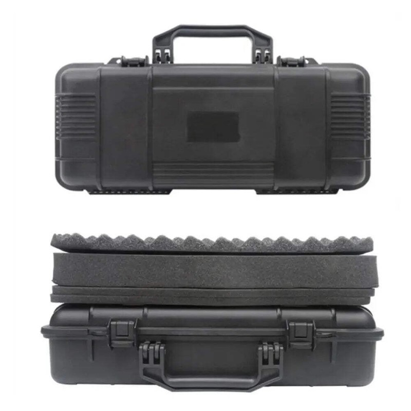 6 Sizes Black Hard Shell PP Toolbox Shockproof Portable Tool Storage Case gallery