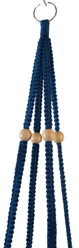 Handmade Macrame Plant Hanger - Beaded Plant Hanger - Macrame Plant Holder gallery