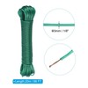 Plastic Coated Clothesline 1/8 Inch x 66 FT Steel Core Clothes Lines Wire Green gallery