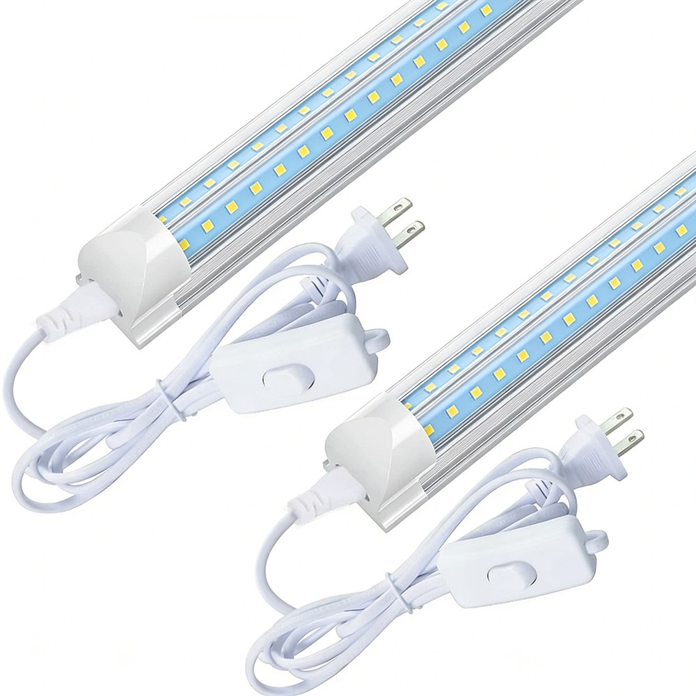 T8 LED Tube Light Bulbs 6500K 2FT 3FT 4FT 5FT 6FT 8FT LED Shop Light Fixtures gallery