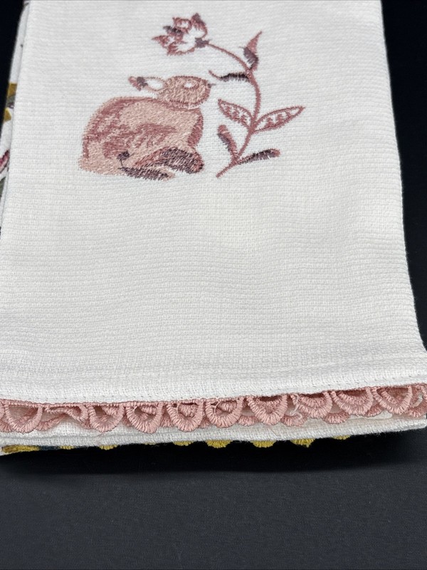 Threshold Easter Floral Kitchen Towels Bunny Rabbit Target New 2 Towels gallery
