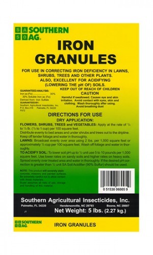 Iron Fertilizer Granules - 5 Lbs. gallery