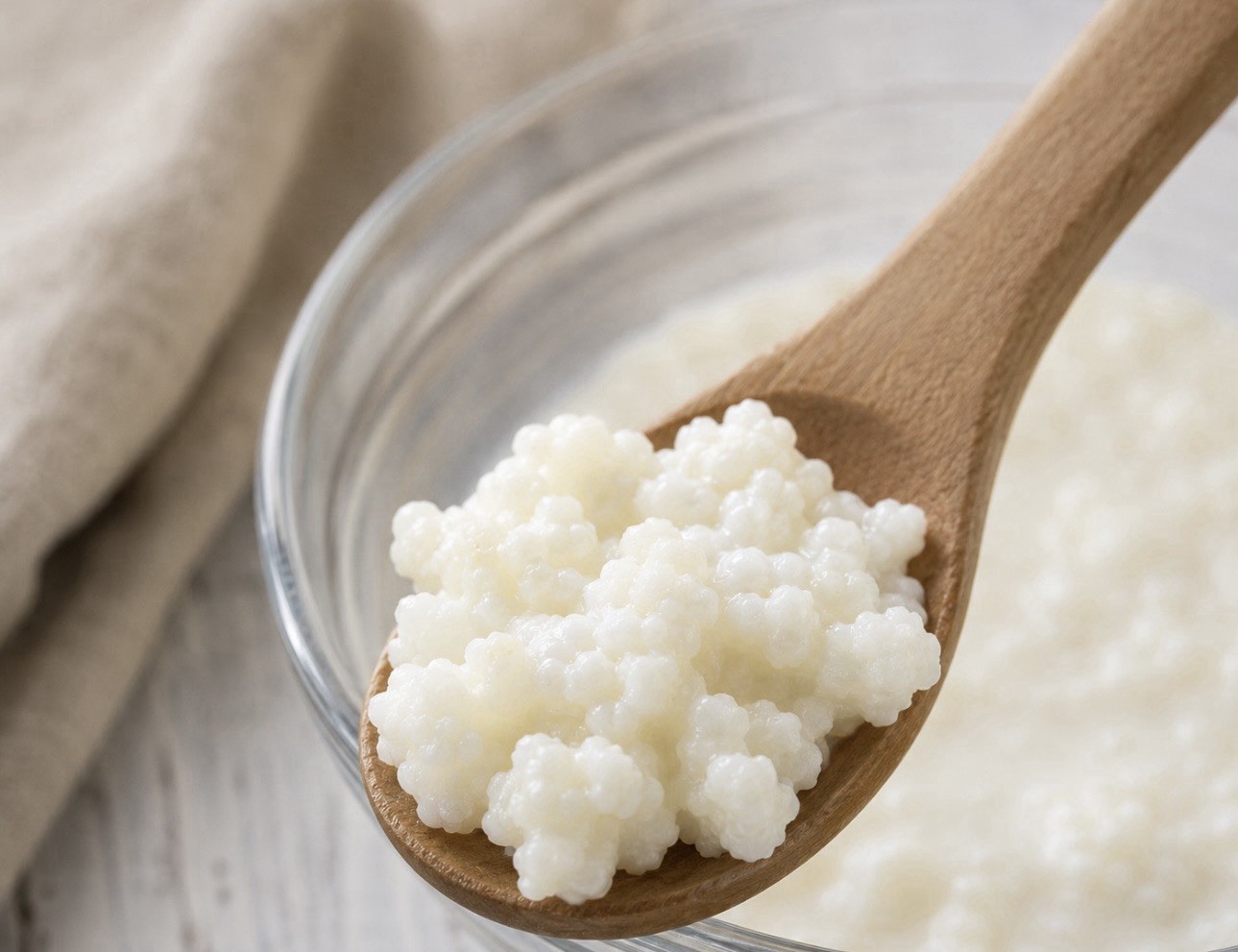 Heirloom Tibetan FAST Growing Organic Live Milk Kefir Grains 1 TBSP gallery